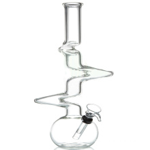Zig-Zag Beaker pipe Hookah Glass Smoking Water Pipes (ES-GB-327)